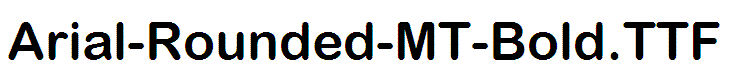 Arial-Rounded-MT-Bold