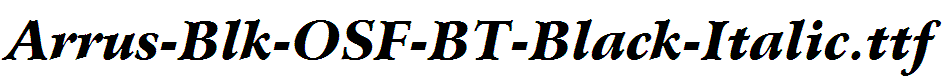 Arrus-Blk-OSF-BT-Black-Italic