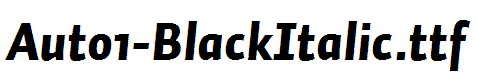 Auto1-BlackItalic