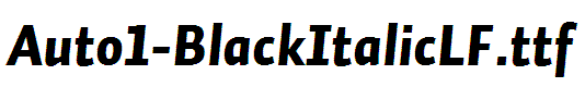 Auto1-BlackItalicLF