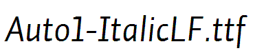 Auto1-ItalicLF