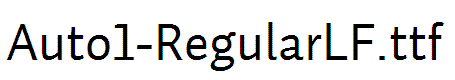 Auto1-RegularLF