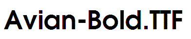 Avian-Bold