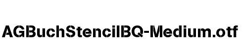 AGBuchStencilBQ-Medium
