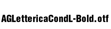 AGLettericaCondL-Bold