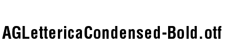 AGLettericaCondensed-Bold