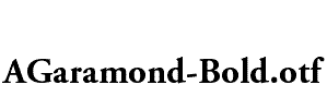 AGaramond-Bold