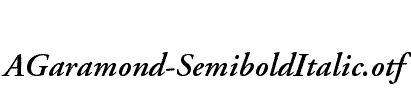 AGaramond-SemiboldItalic