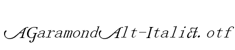 AGaramondAlt-Italic