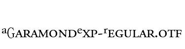 AGaramondExp-Regular