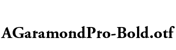 AGaramondPro-Bold