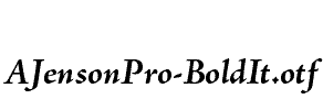 AJensonPro-BoldIt