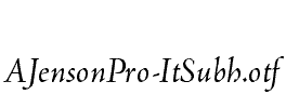 AJensonPro-ItSubh