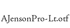 AJensonPro-Lt