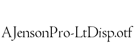 AJensonPro-LtDisp
