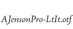 AJensonPro-LtIt
