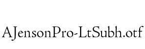 AJensonPro-LtSubh