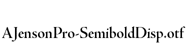 AJensonPro-SemiboldDisp