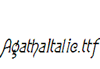 AgathaItalic