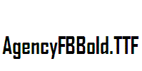 AgencyFBBold