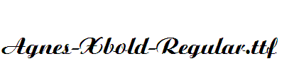 Agnes-Xbold-Regular
