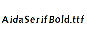 AidaSerifBold