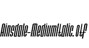 Ainsdale-MediumItalic