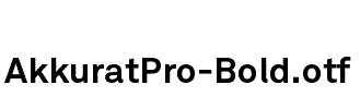 AkkuratPro-Bold