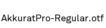 AkkuratPro-Regular