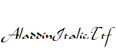 AladdinItalic