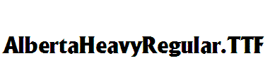 AlbertaHeavyRegular