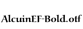AlcuinEF-Bold