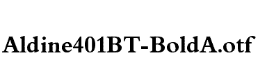 Aldine401BT-BoldA
