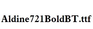 Aldine721BoldBT