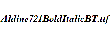 Aldine721BoldItalicBT