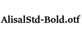 AlisalStd-Bold