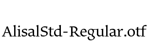 AlisalStd-Regular