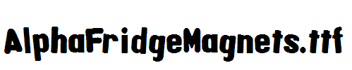 AlphaFridgeMagnets