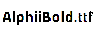 AlphiiBold