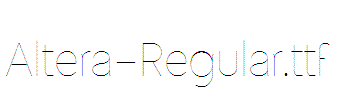 Altera-Regular