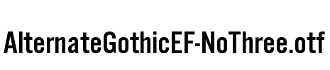 AlternateGothicEF-NoThree