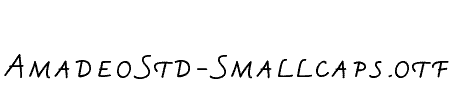 AmadeoStd-Smallcaps