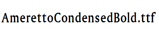 AmerettoCondensedBold