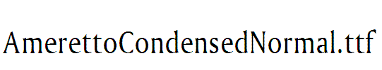 AmerettoCondensedNormal