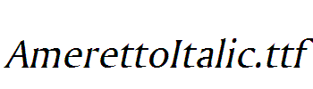 AmerettoItalic