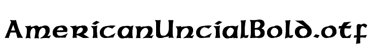AmericanUncialBold