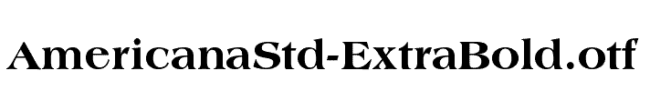 AmericanaStd-ExtraBold