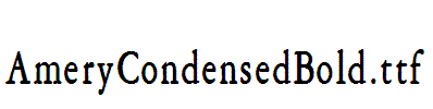 AmeryCondensedBold