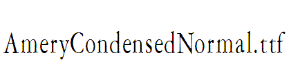 AmeryCondensedNormal