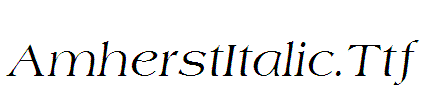 AmherstItalic